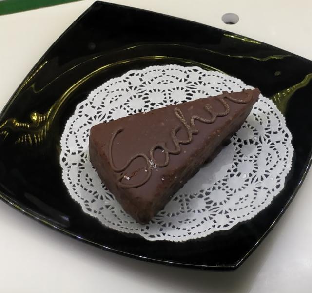 Фото - пирожное шоколадное с топлено-творожной начинкой с сахаром