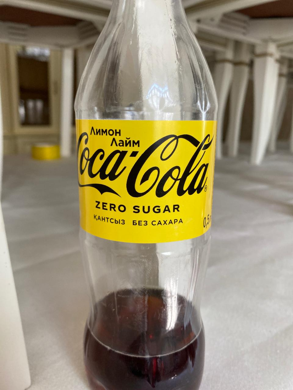 Фото - кола без сахара зеро лимон-лайм Coca-Cola