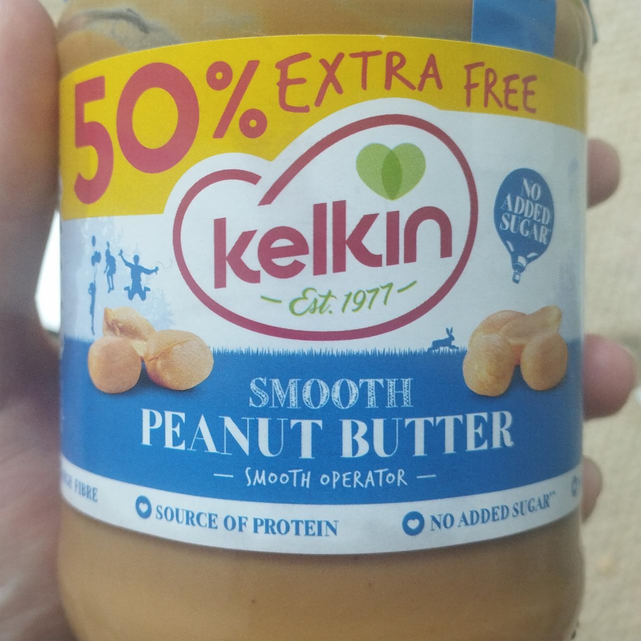 Фото - Паста арахисовая Peanut Smooth Butter Kelkin