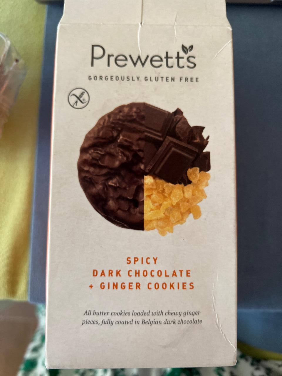 Фото - Печенье spicy dark chocolate+ginger cookies Prewetts