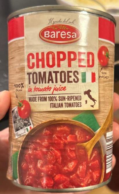 Фото - Кусочки помидора в томатному соусе Chopped Tomatoes in tomato juice Baresa