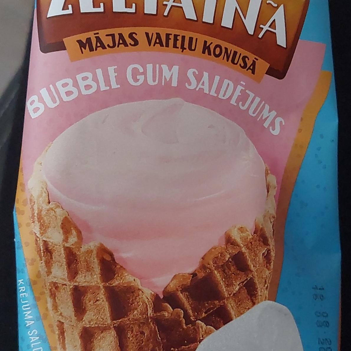 Фото - мороженое со вкусом жвачки с маршмеллоу в сахарном рожке Pols