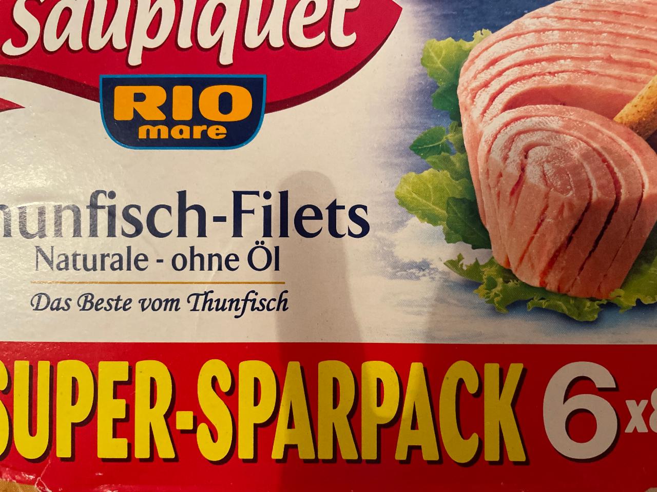 Фото - Thunfisch-Filets Naturale ohne Öl Saupiquet