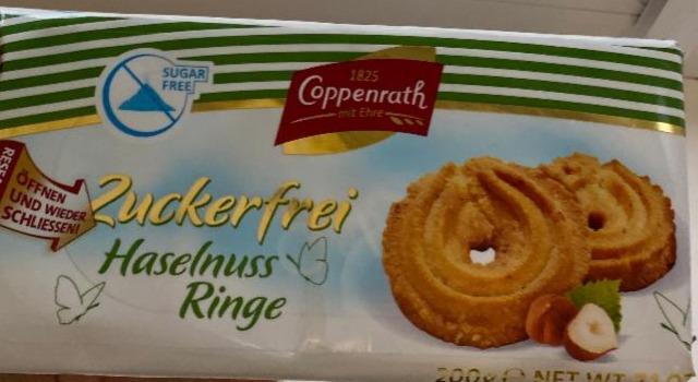 Фото - Печенье с лесными орехами без сахара Zuckerfrei Haselnuss Ringe Coppenrath