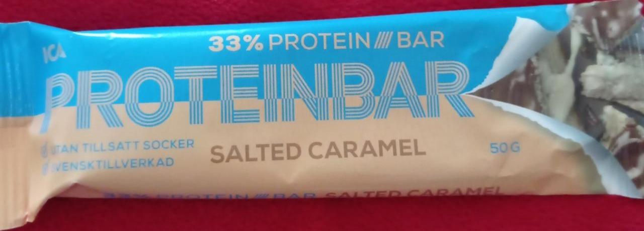 Фото - Protein bar med smak av Salted Caramel ICA