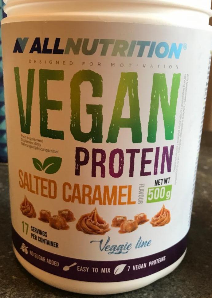 Фото - Протеин Vegan Pea Protein Salted Caramel AllNutrition