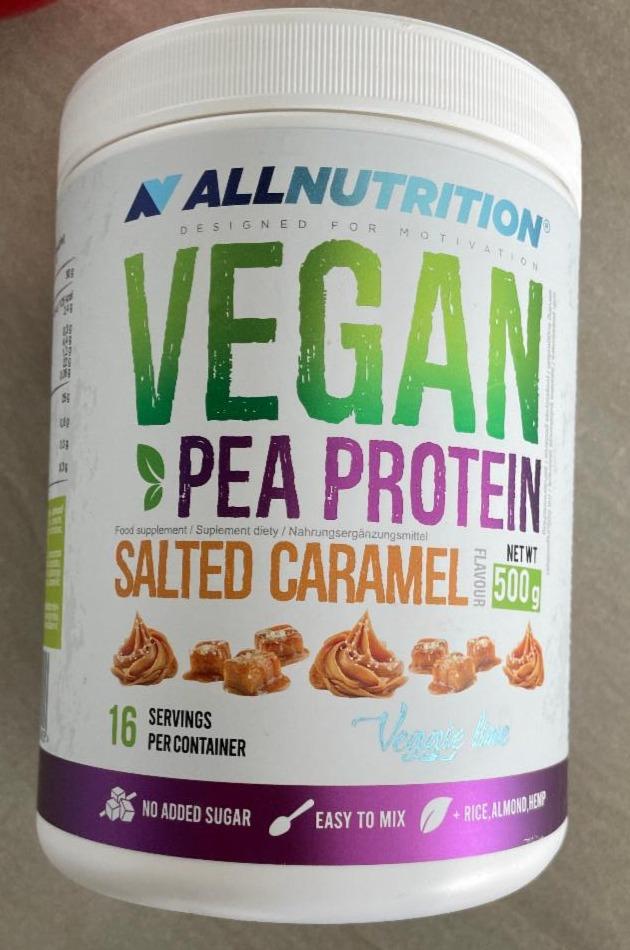 Фото - Протеин Vegan Pea Protein Salted Caramel AllNutrition