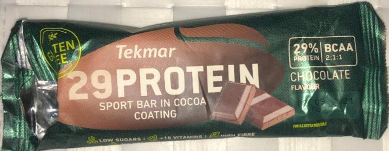 Фото - шоколадный протеиновый батончик Tekmar