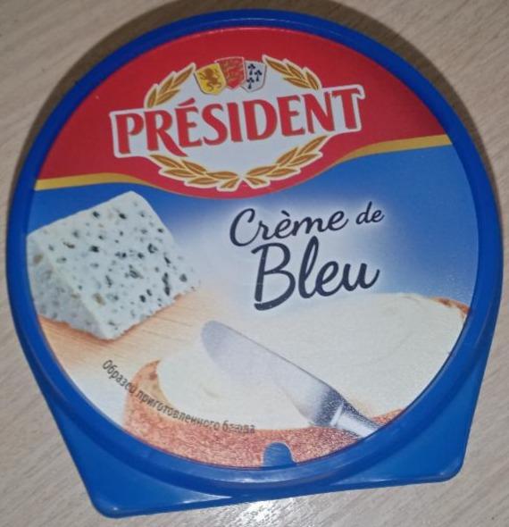 Фото - сыр плавленый Crem de bleu President