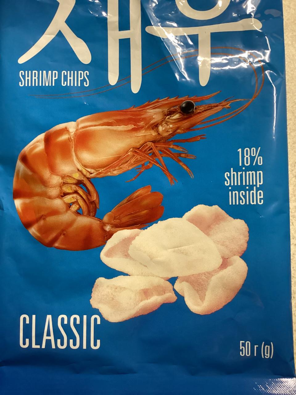Фото - Чипсы креветочные Classic Shrips