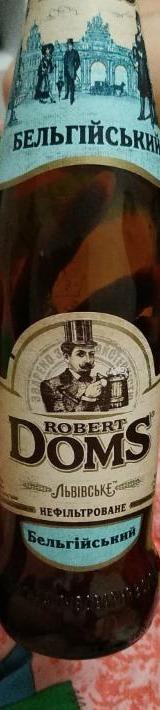 Фото - бельгийский пиво нефильтрованое Robert Doms