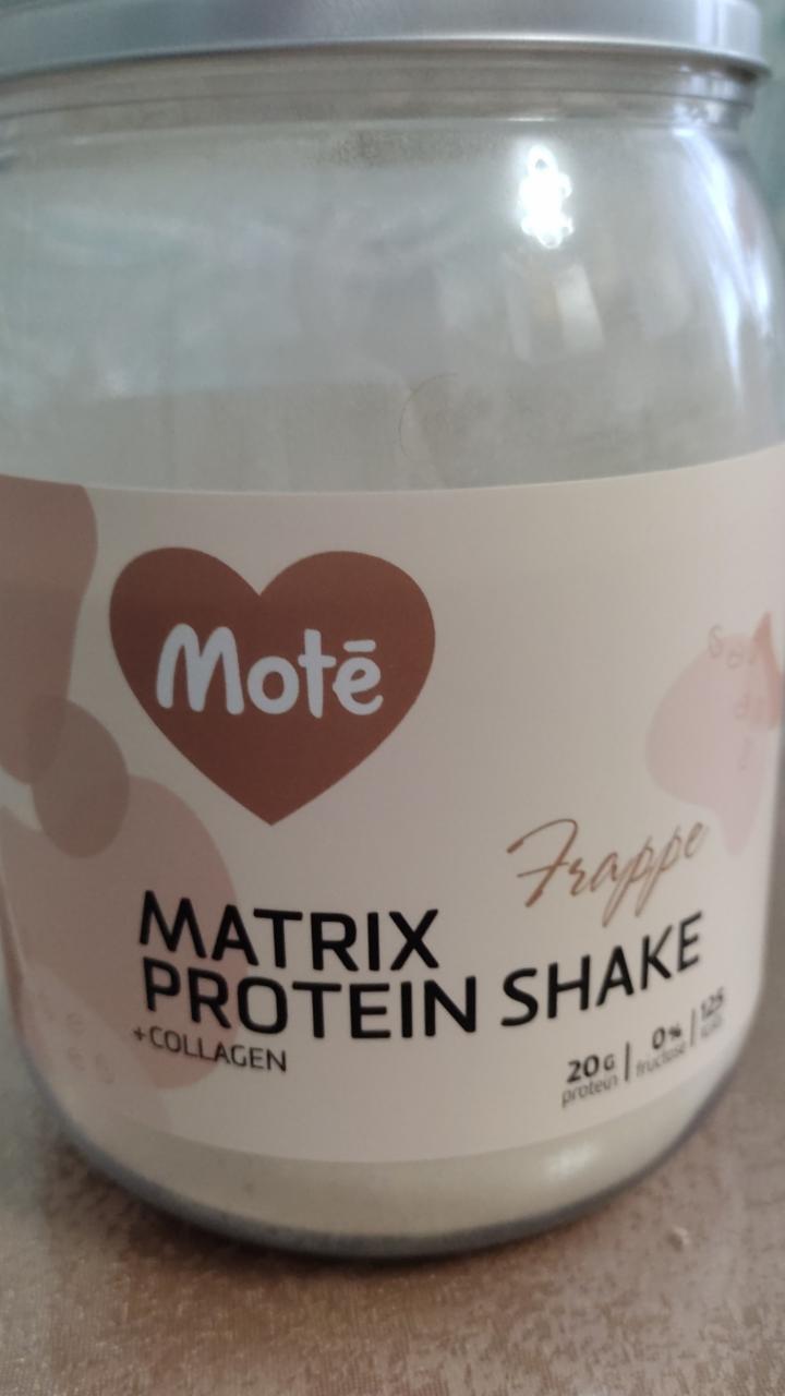 Фото - протеин со вкусом фраппе Matrix Frappe Mote
