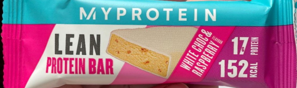 Фото - lean protein bar white chocolate and raspberry my protein