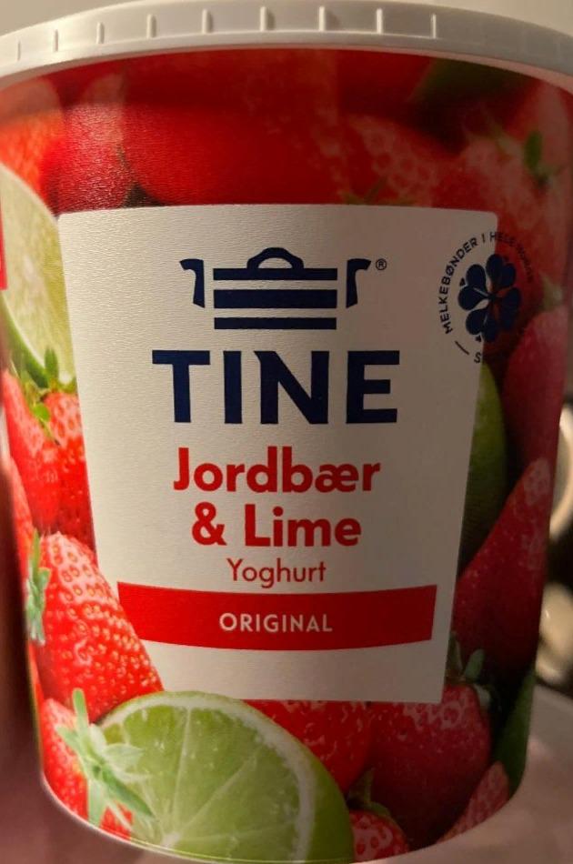 Фото - Yoghurt jordbær&lime Tine