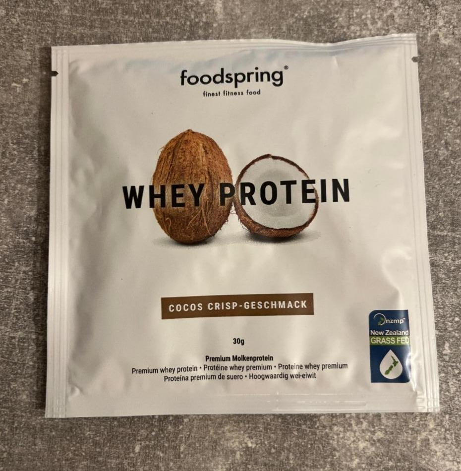 Фото - Протеин со вкусом кокоса Whey Protein Foodspring