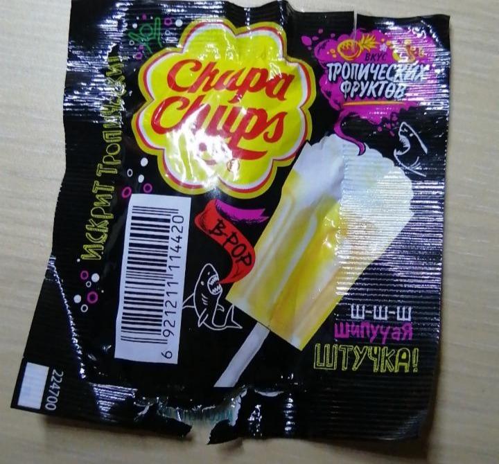 Фото - карамель-шипучка B-Pop с тропическим вкусом Чупа чупс Chupa Chups