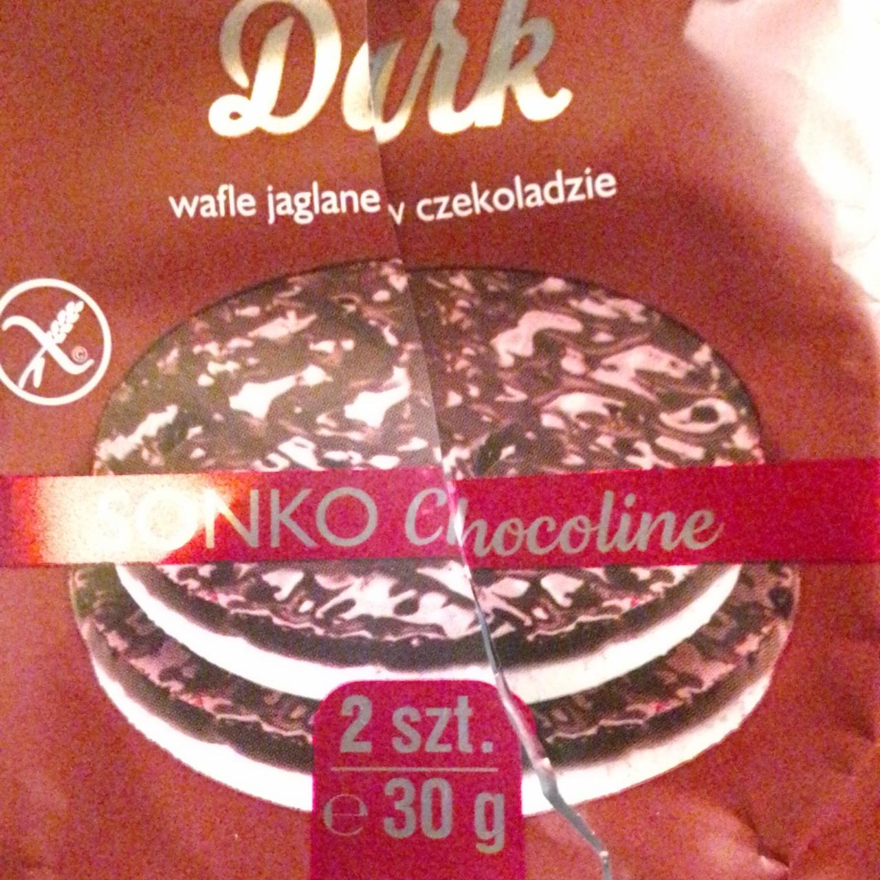 Фото - рисовые вафли в темном шоколаде Sonko
