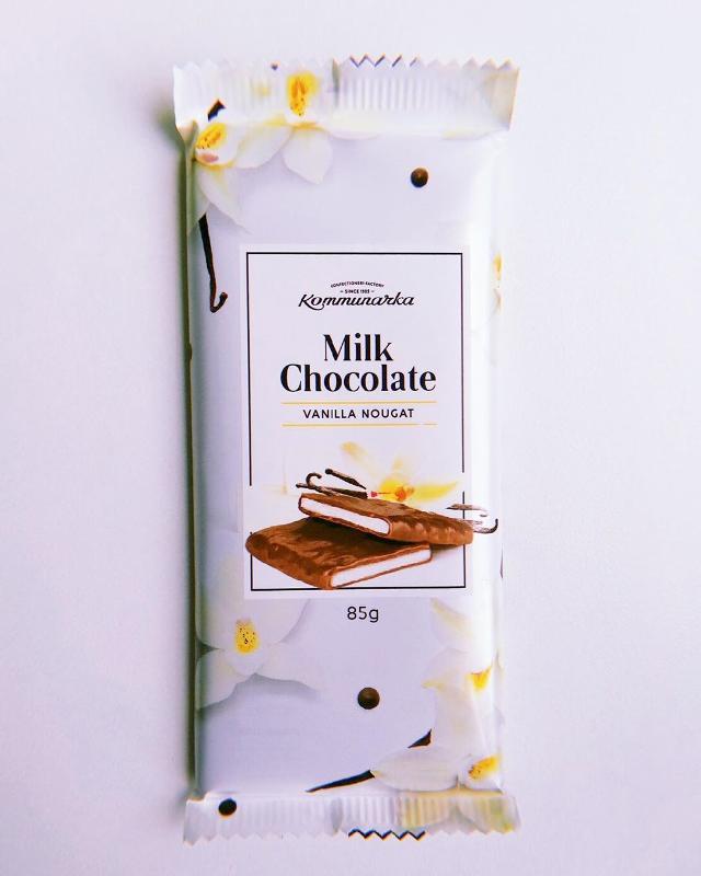 Фото - Шоколад молочный 'Комунарка' нуга и ваниль.