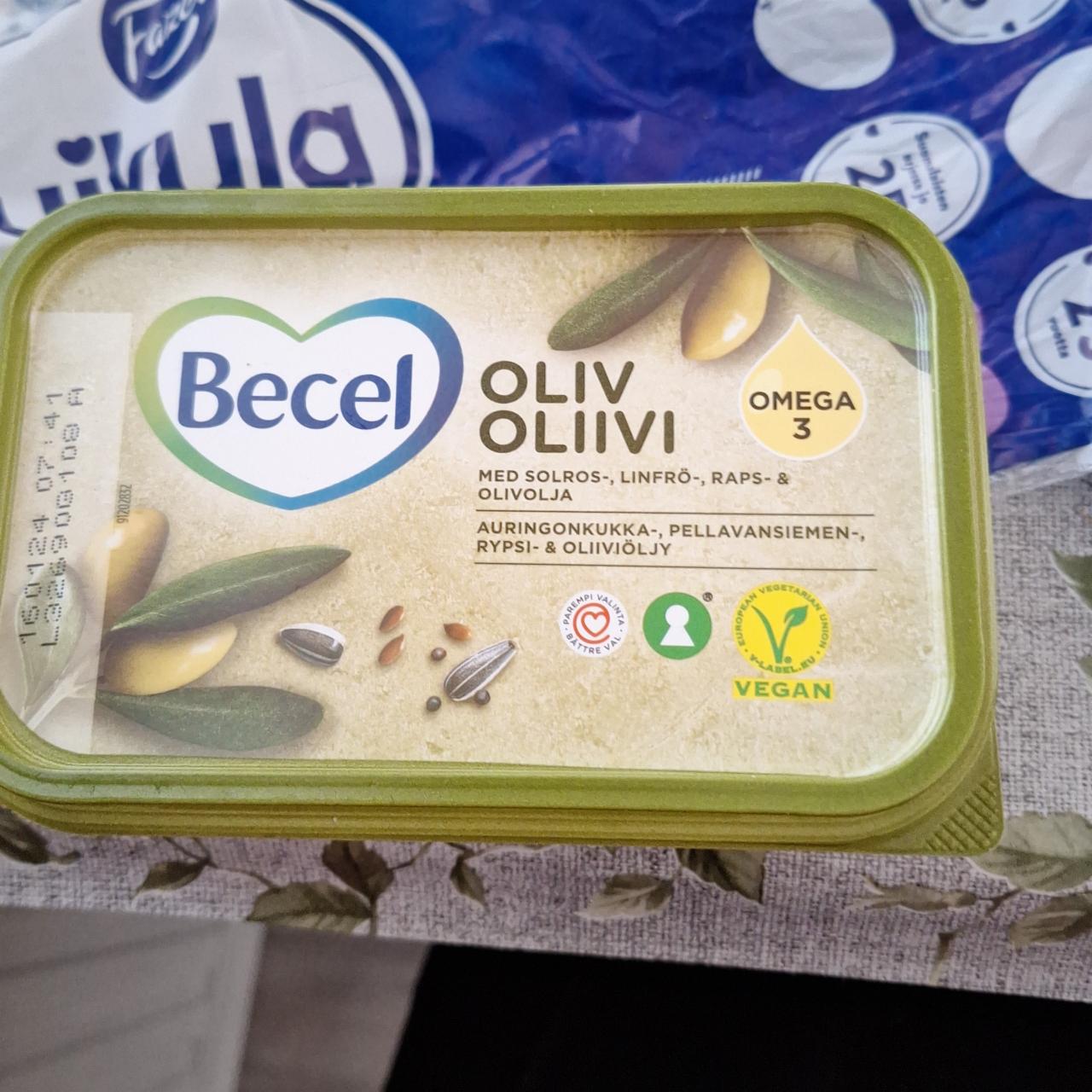 Фото - спред с оливковым маслом и семенами Becel