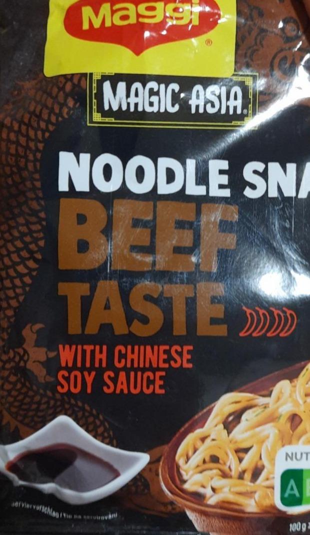 Фото - Noodle snack beef taste Maggi