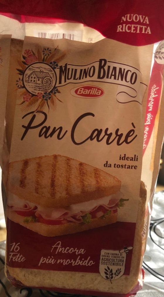 Фото - тостовый хлеб Pan Carre Mulino Bianco Barilla