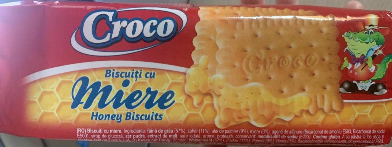 Фото - Печенье галетное Biscuiti cu unt Butter Croco
