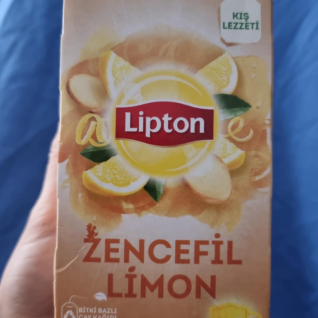 Фото - Чай имбирь и лимон Zencefil Limon Lipton