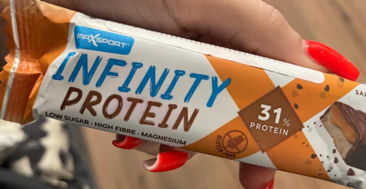 Фото - Infinity protein батончик Salty Caramel Peanut MaxSport