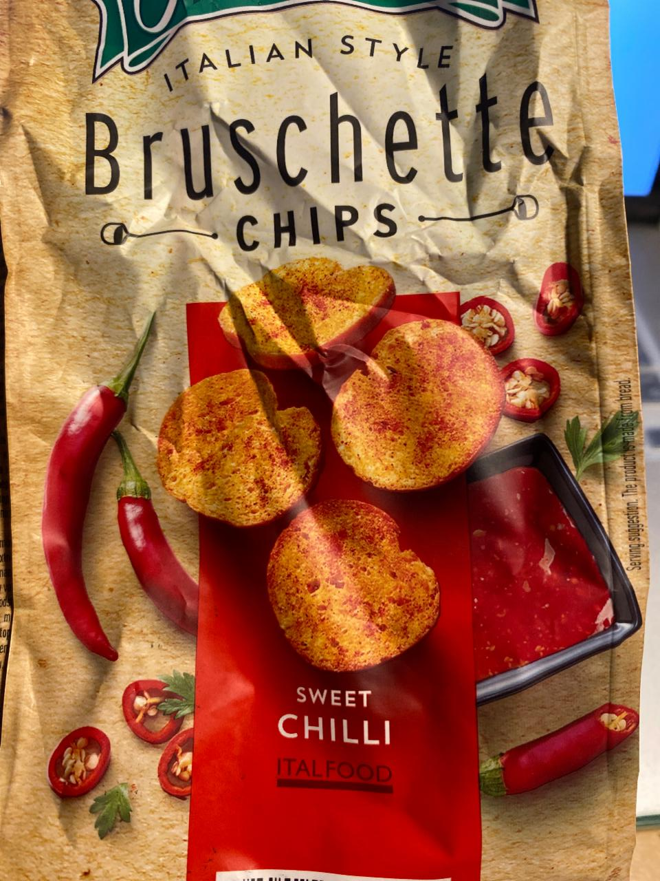 Фото - Chips sweet chilli сухари из багета со сладким чили и луком Bruschette Maretti