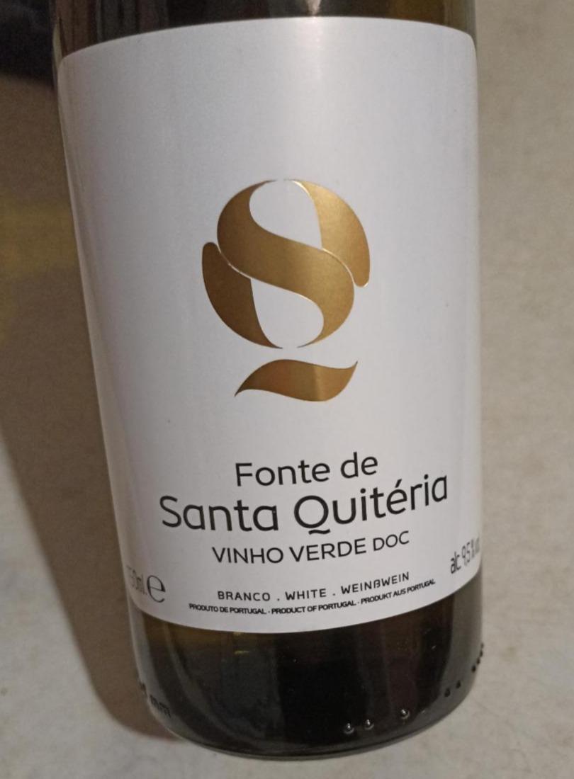 Фото - Вино белое сухое Fonte Santa Quiteria