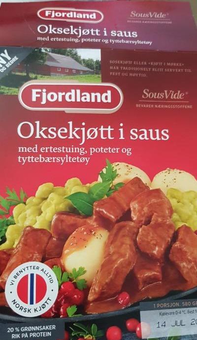 Фото - мясо в соусе Fjordland