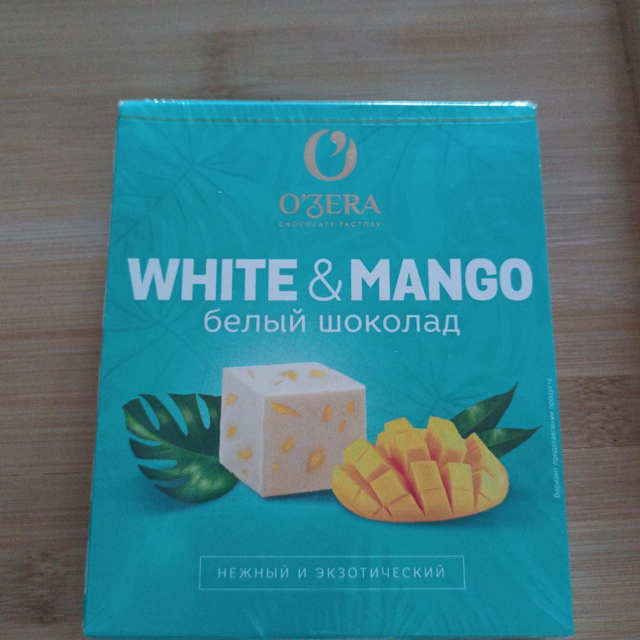 Фото - Белый шоколад с манго OʼZera