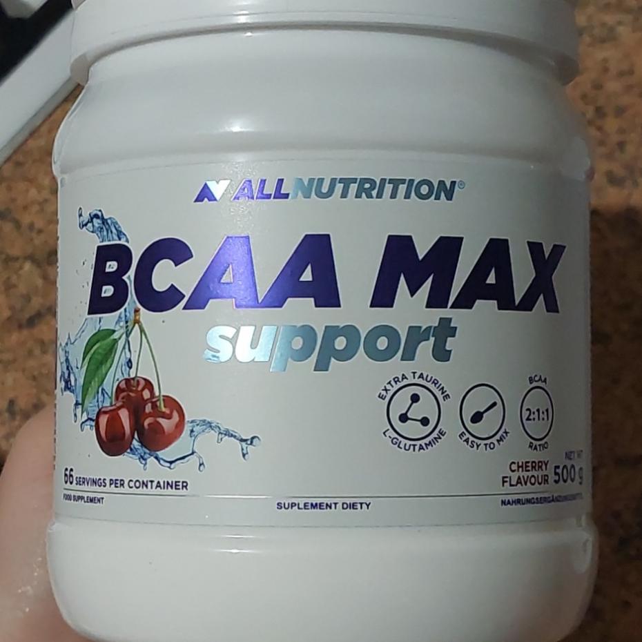 Фото - Аминокислоты BCCA Max Support AllNutrition