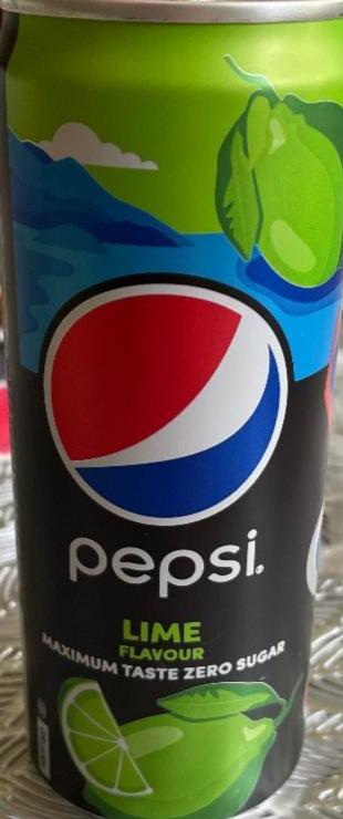 Фото - Напиток безалкогольный сильногазированный бескалорийный Lime Pepsi