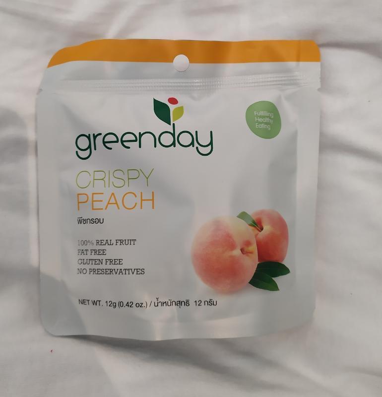 Фото - GreenDay crispy peach персик сушеный