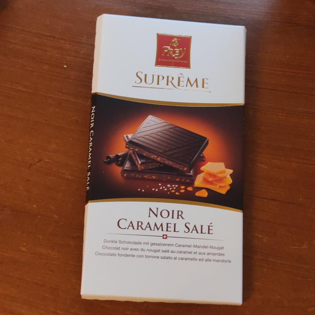 Фото - Chocolat noir Caramel Salé Suprême Frey Migros