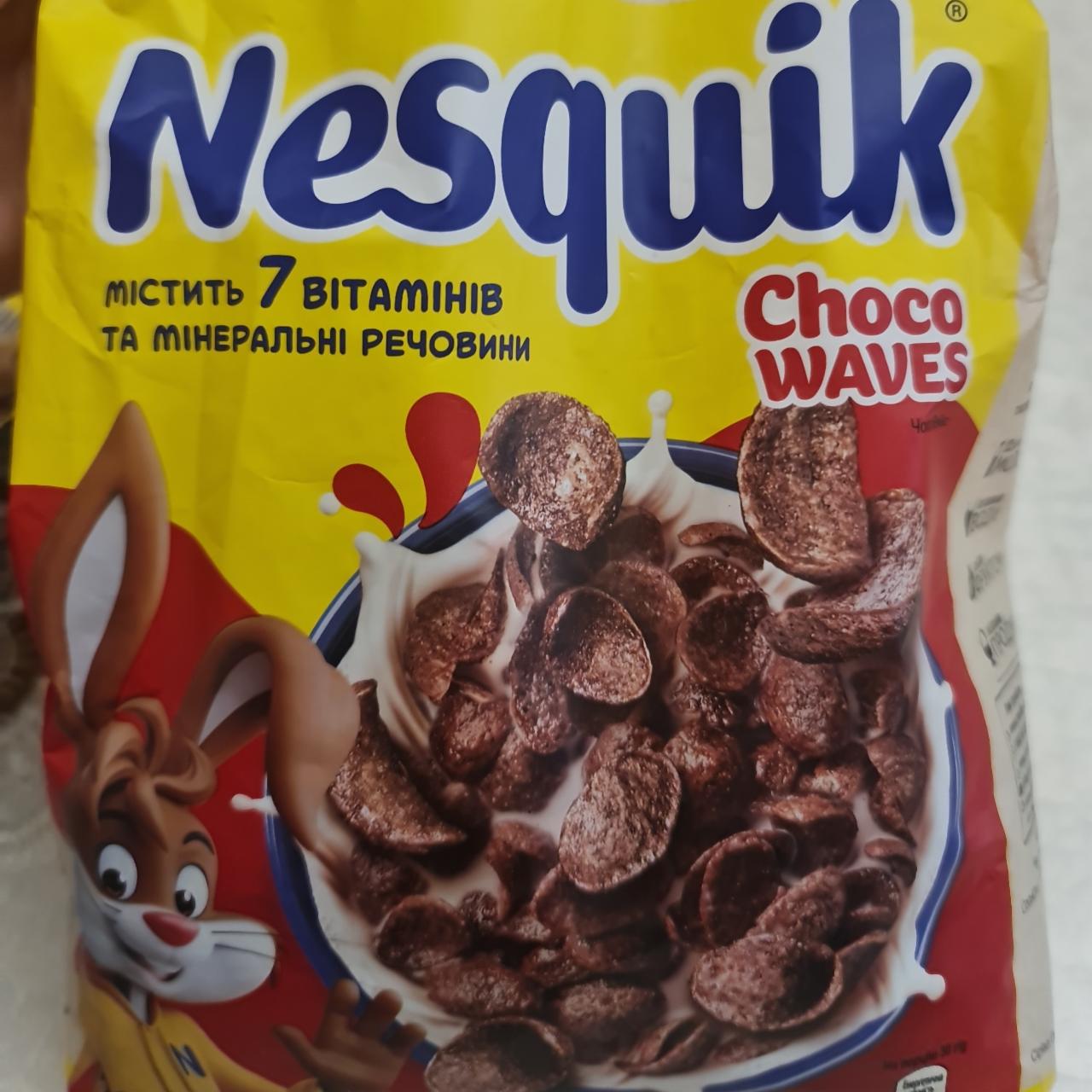 Фото - Готовый сухой завтрак Choco Waves Хлопья Nesquik