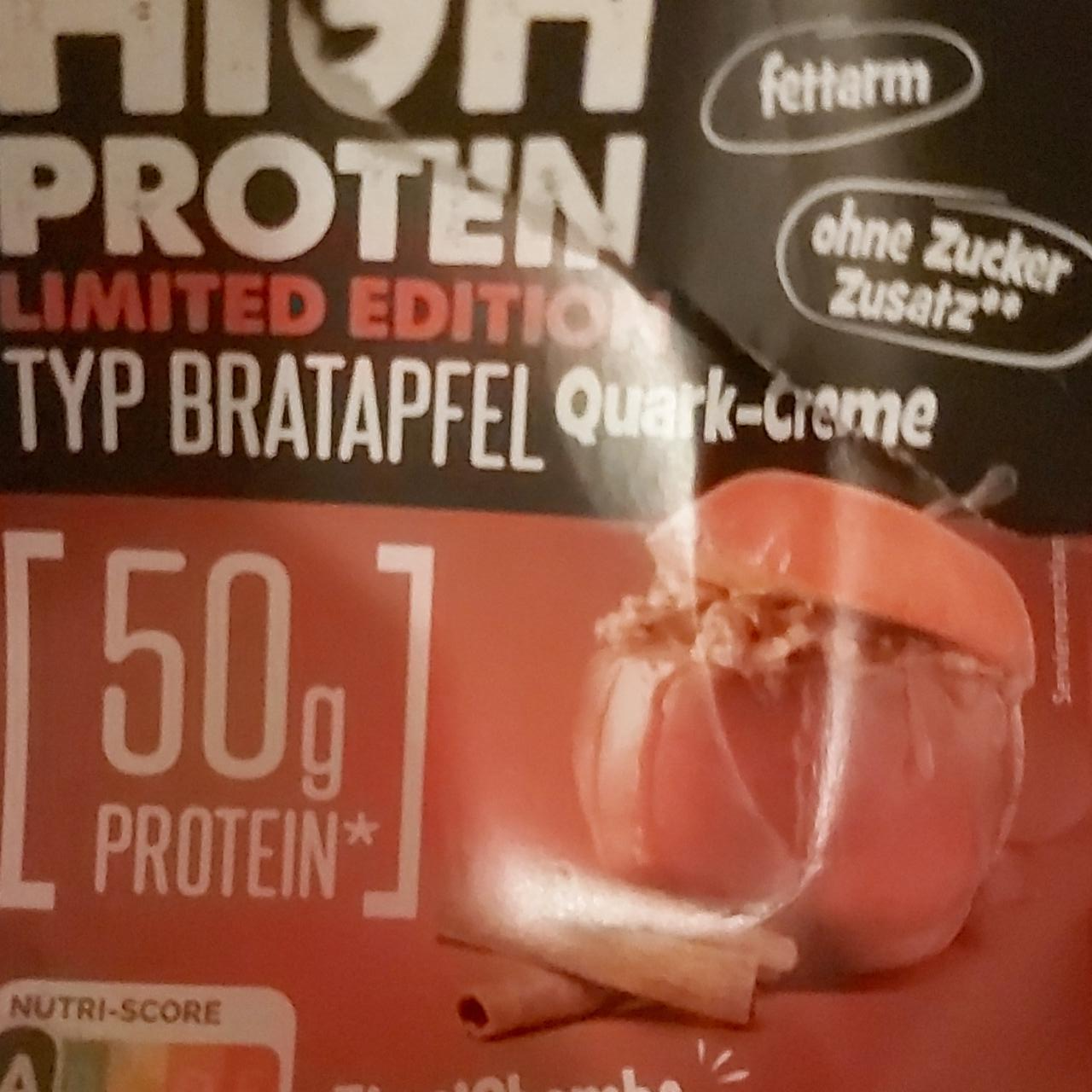 Фото - High protein quark-creme typ bratapfel Milbona