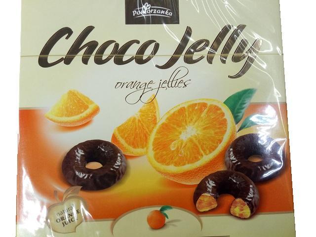 Фото - Желе апельсиновое Pomorzanka Choco Jelly в темном шоколаде