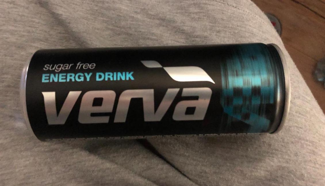Фото - Напиток энергетический без сахара Energy Drink Verva