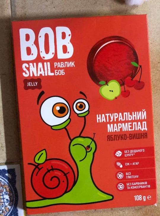 Фото - Мермелад фруктово-ягодный Яблоко-вишня Улитка Боб Bob Snail