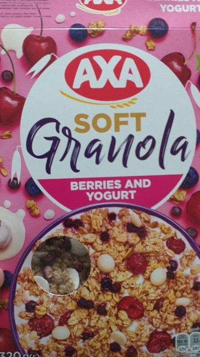 Фото - Гранола с ягодами и йогуртом Axa