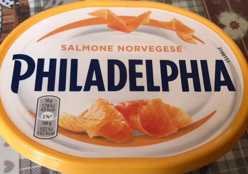 Фото - сливочный сыр с лососем Филадельфия Philadelphia
