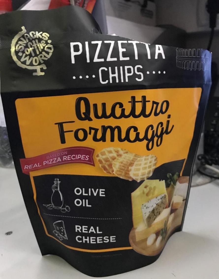 Фото - Пиццетта чипсы Quattro Formaggi Snacks of the world