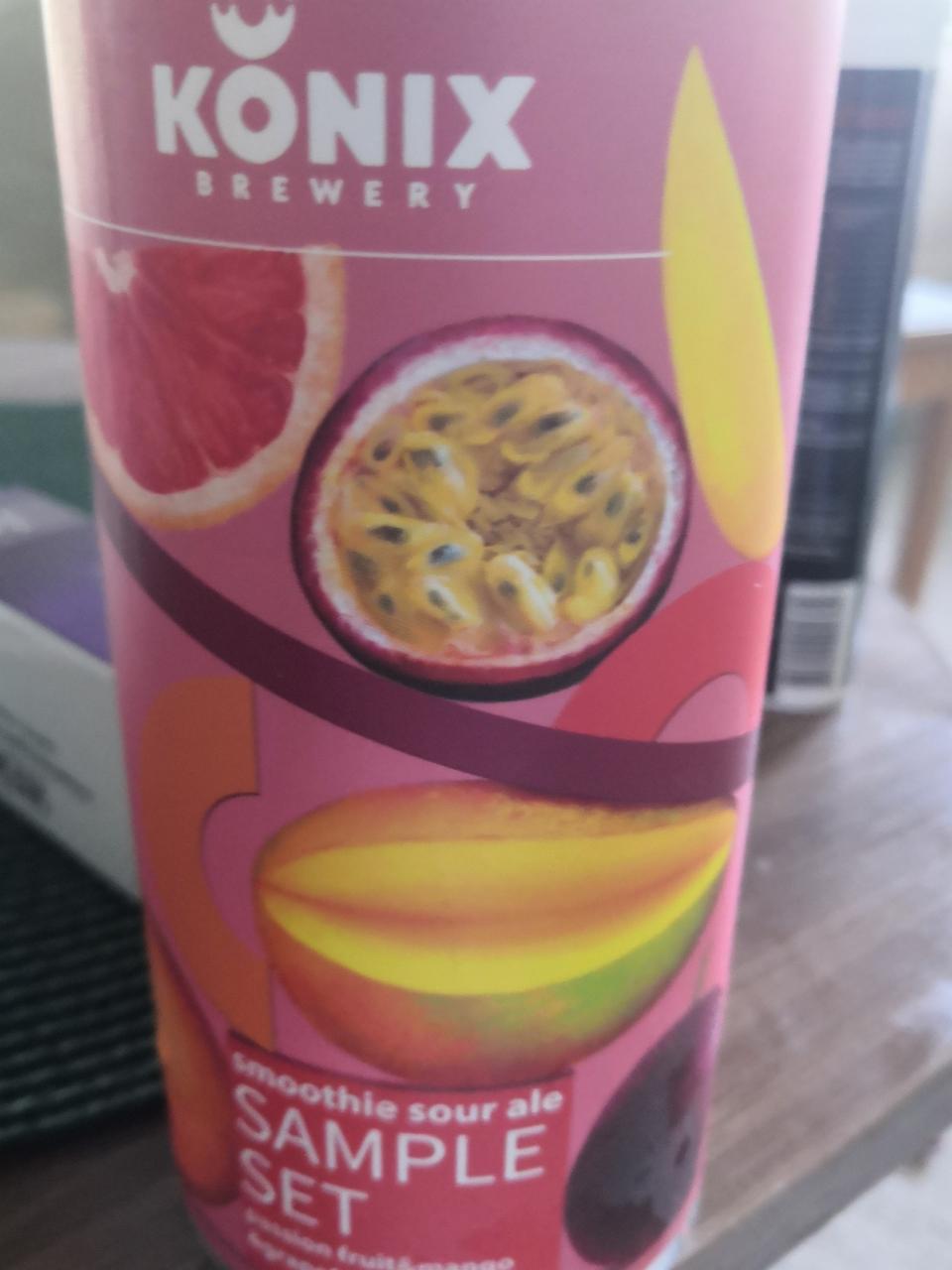 Фото - пиво фруктовое маракуйя и манго Konix