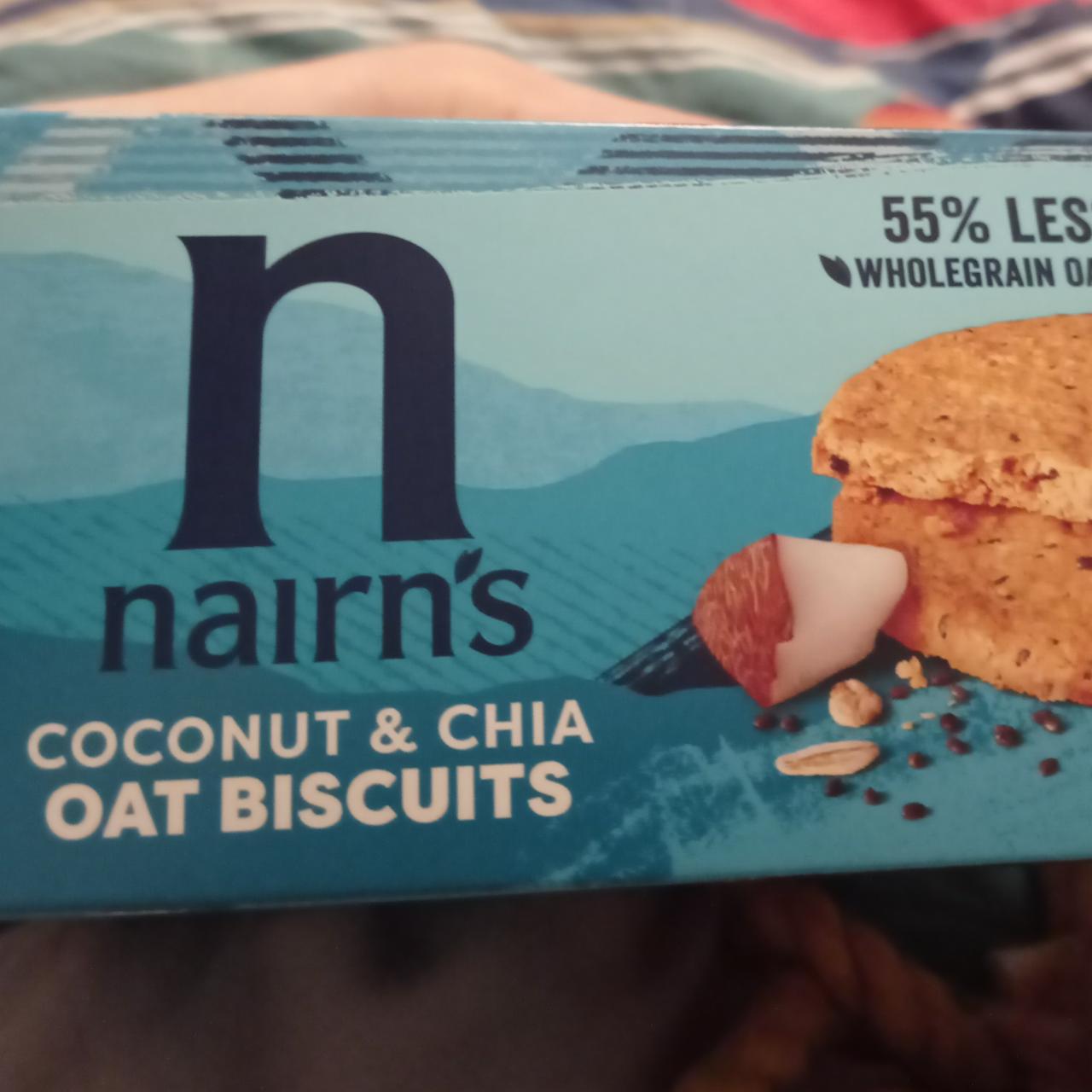 Фото - Печенье овсяное с кокосом и чиа Nairn's