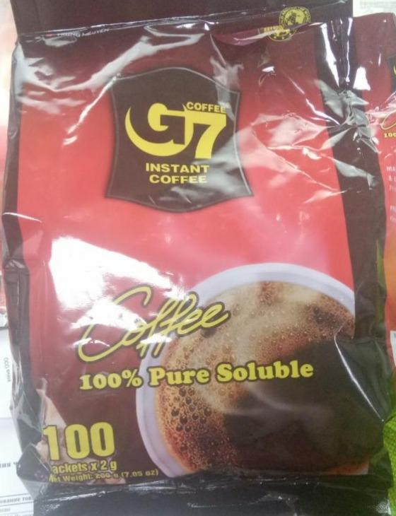 Фото - Black instant coffee G7 Pure