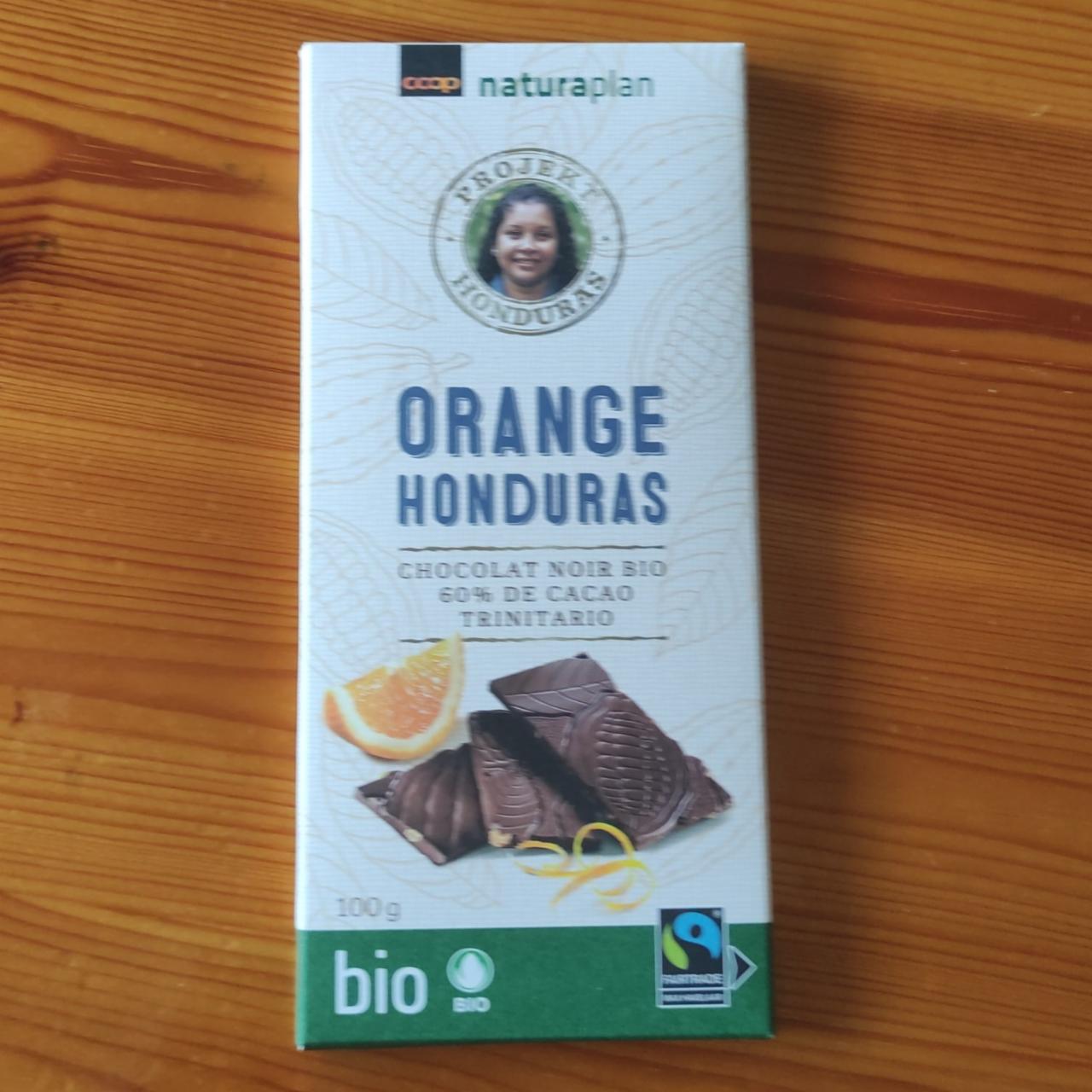 Фото - Темный шоколад 60% какао гондурасский апельсин Orange Honduras Coop