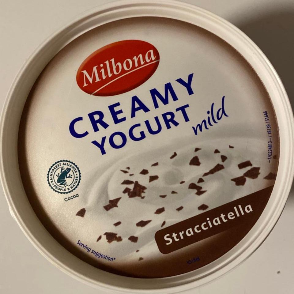 Фото - Creamy yogurt mild stracciatella cocoa Milbona