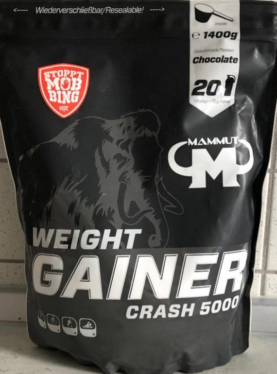 Фото - Протеин Weight Gainer Crash 5000 Chocolate Mammut